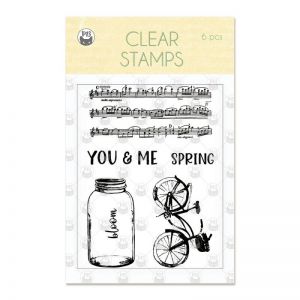 Zestaw stempli P13 The Four Seasons - Spring, 6szt